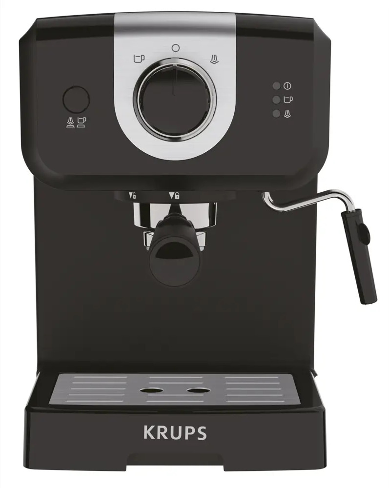 91460839 Рожковая кофеварка Krups Opio XP320830 цвет черный STLM-0865087