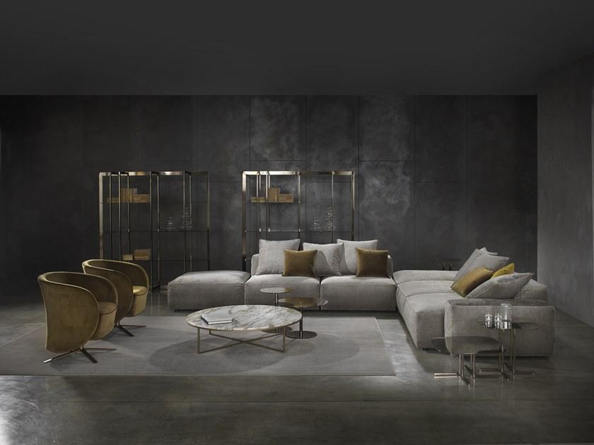 Marelli Модульный угловой диван из ткани с шезлонгом sun-id-1360314 - Вид №4