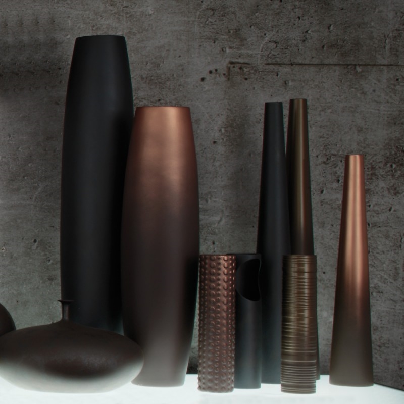 Q259/5X44 Улица 2 ваза Adriani e Rossi Медь  - Вид №1