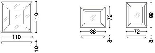 OPERA CONTEMPORARY Настенное зеркало в раме sun-id-1477206 - Вид №5