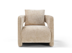 Тканевое кресло с подлокотниками