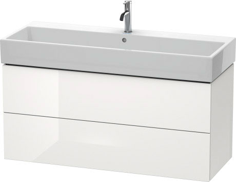 LC627906969 L-Cube Тумбочка подвесная Орех брашированный (натуральный шпон) Duravit - Вид №2