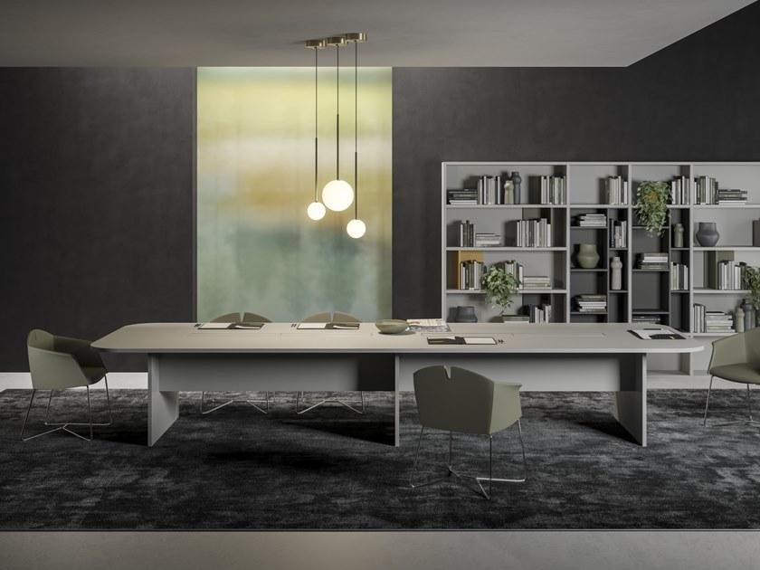 PROF Стол для переговоров из fenix-ntm® с системой управления кабелями Entry sun-id-1372938 - Вид №8