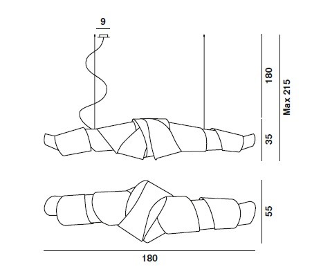 Foscarini 225007 10 Jamaica подвес 93615 - Вид №4