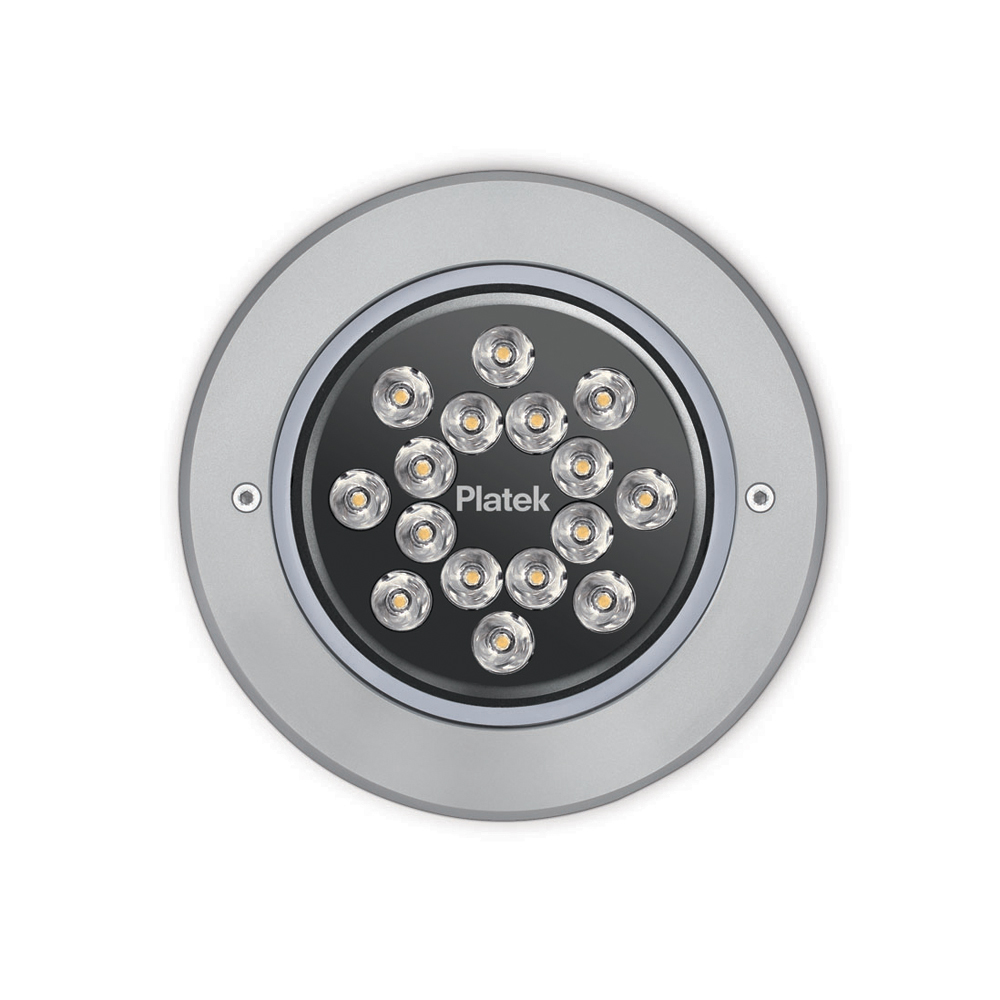 8306401 Встраиваемый в пешеходный пол Platek MEDIO Anello Inox  MEDIO C/W Stainless Steel Ring - 16 LED RGBW 9° 