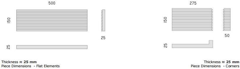 ACL Элемент из искусственного камня для бетонного фасада  840  - Вид №2