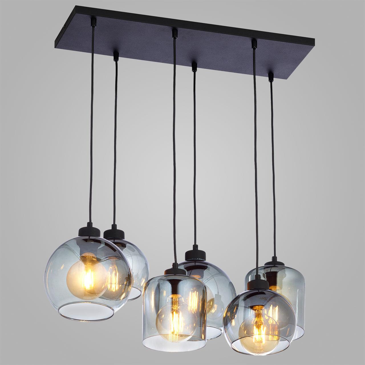 Подвесной светильник черный Sintra 2608 TK LIGHTING ДИЗАЙНЕРСКИЕ, SINTRA 00-3890077 Прозрачный;черный  - Вид №1