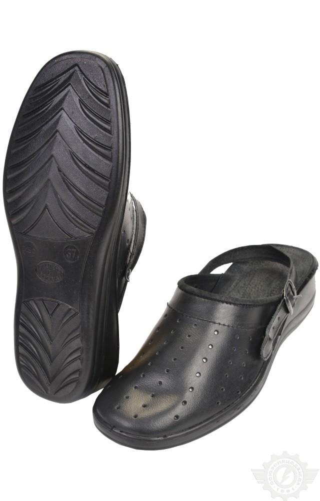 60946 Туфли Сабо "Шарм" женские темные  Медицинская обувь размер 36 Спецодежда 