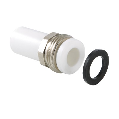 VTp.721.0.02005 Фитинг полипропиленовый – патрубок под накидную гайку Valtec 20 мм x 3/4" 