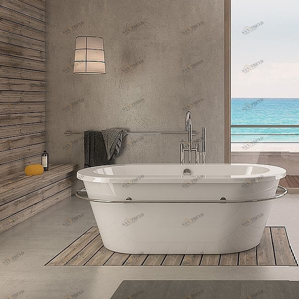 Ванна отдельно стоящая PHILIPPE STARCK 1 180 см с аэромассажной системой Laola II HOESCH 6021010