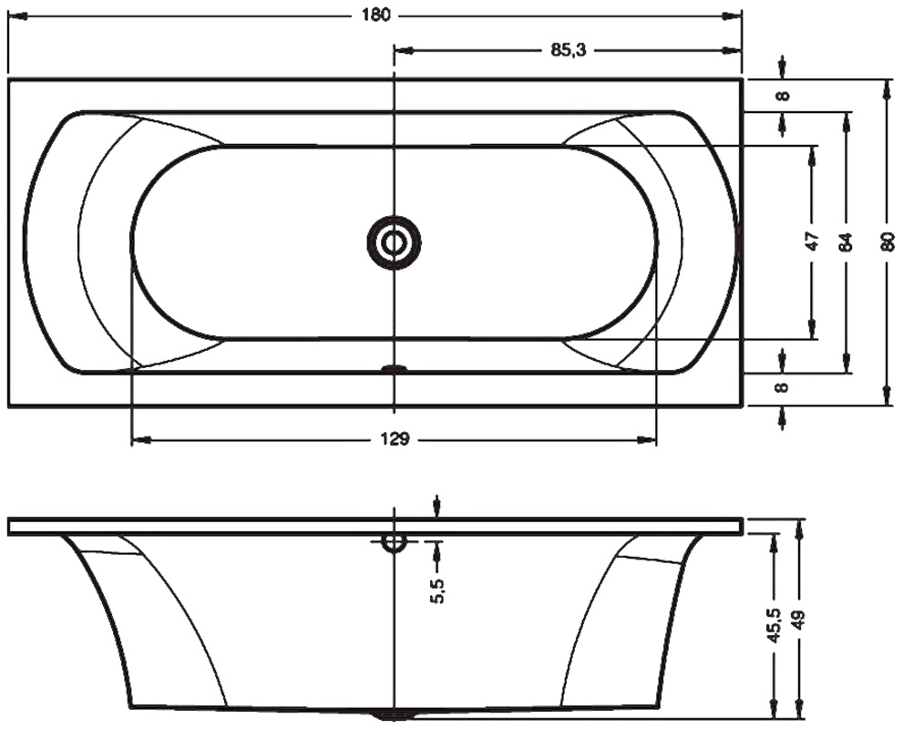 BB4600500000000 Ванна Riho Lima Santreyd - Вид №2
