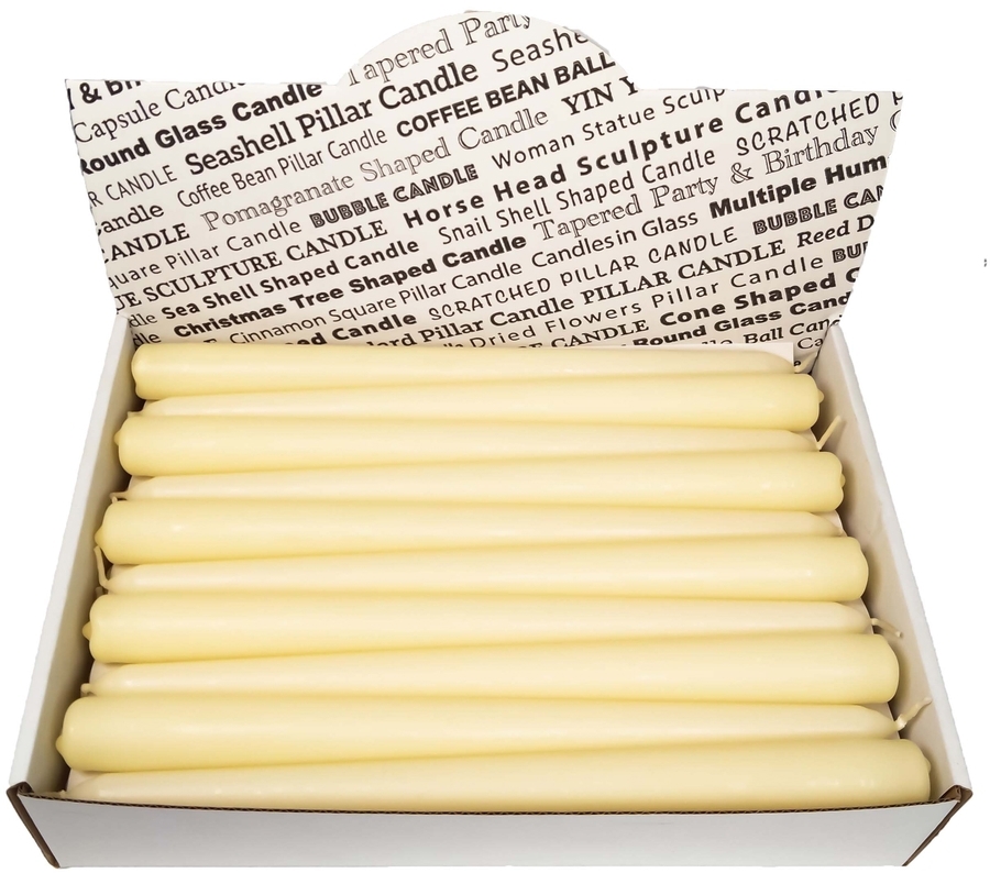 91017935 Свеча Horizon Candles коническая высота 250 мм d 19 мм 30 шт/уп кремовая STLM-0443332 MIR LIGHT