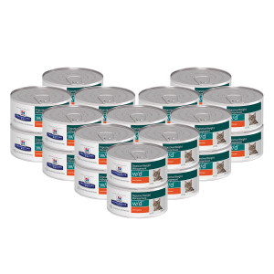 ПР0013267*24 Корм для кошек Hill"s Prescription Diet Feline W/D для поддержания веса, курица конс. (упаковка - 24 шт) Hill's