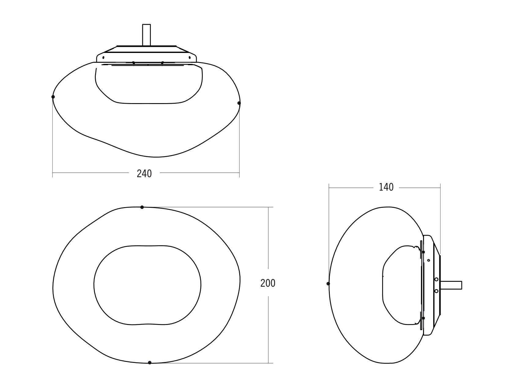 Стеклянный светодиодный настенный светильник ADesignStudio Roe ARCH-00021367 - Вид №1