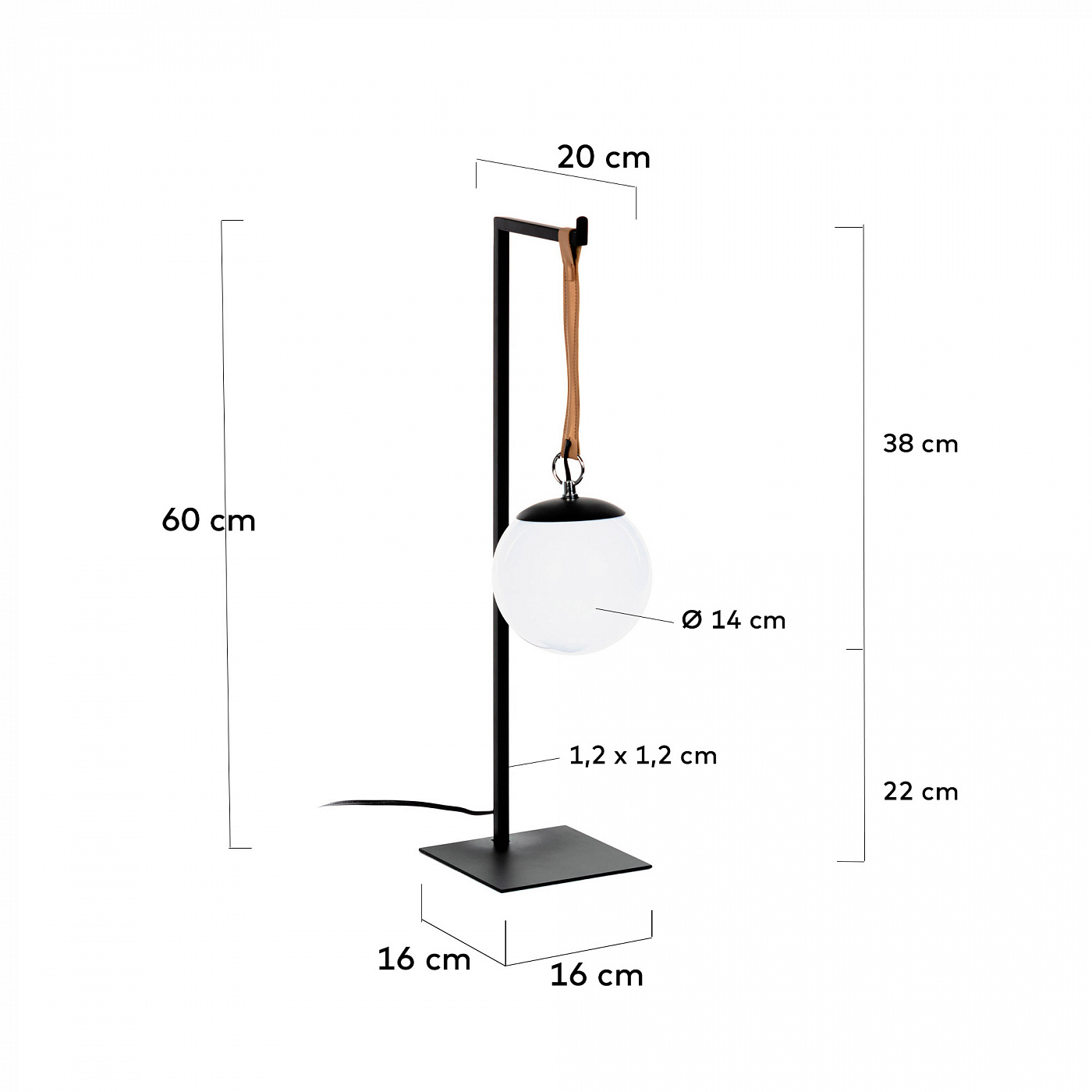 070565 Настольная лампа Monteiro La Forma Kenley  - Вид №3