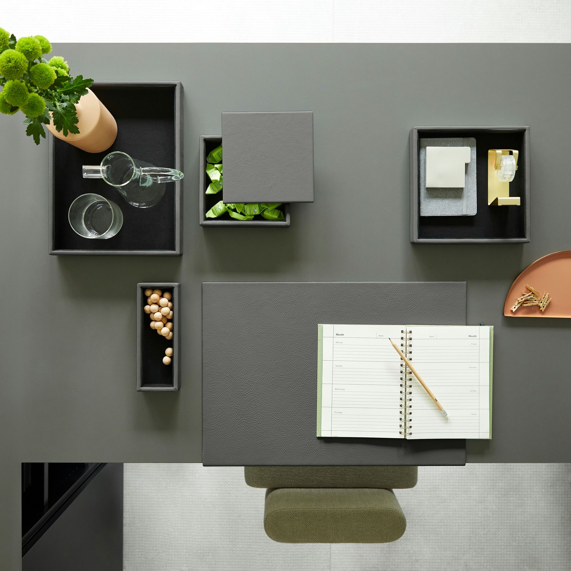 Кожаный лоток для документов EGLOOH Афина ARCH-00007159 - Вид №33