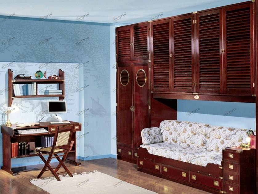 Caroti Мостовая спальня из дерева  130 