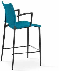 Desalto Табурет высокий обитый тканью с подлокотниками Sand