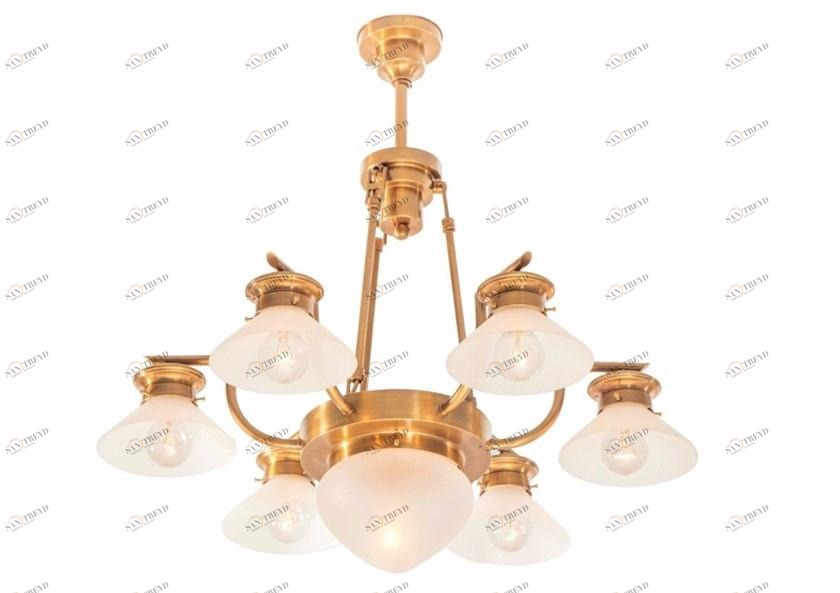 Patinas Lighting Люстра из латуни ручной работы Basel sun-id-1516209