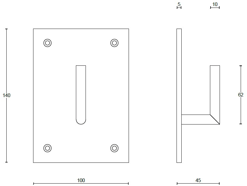 Formani Настенный крючок из нержавеющей стали One Pb90/105/140 - Вид №5