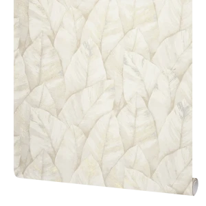 Флизелиновые обои ATELIERO Lagun с растительным узором в бежевых тонах 89395972