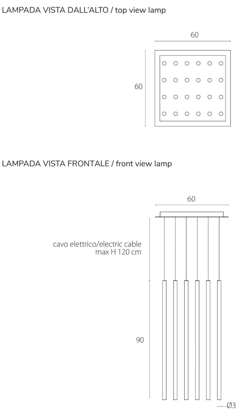 Окрашенный металлический подвесной светильник RIFLESSI стилус ARCH-00035246 - Вид №3