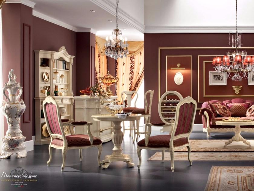 Modenese Gastone Круглый журнальный столик с основанием 4 звезды для гостиной Bella vita sun-id-1475005 - Вид №2