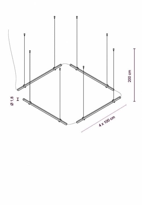 Алюминиевая и поликарбонатная светодиодная система освещения EGOLUCE MULTI LANCIA SYSTEM ARCH-00113584 - Вид №5