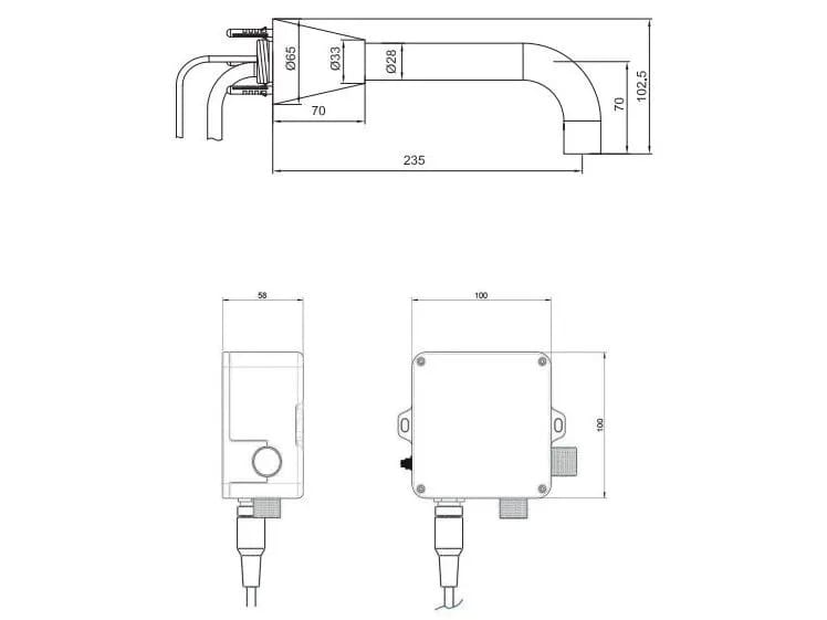 Настенный инфракрасный смеситель для раковины из нержавеющей стали JEE-O конус ARCH-00047167 - Вид №3