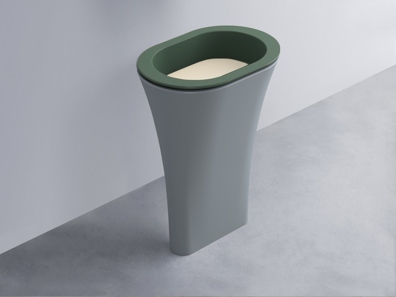 AMLA65-MU+AMPILO-LN+AMCOLO-BR Раковина Amedeo Ovale отдельностоящая cielo Enjoy + Amedeo Ceramica Cielo