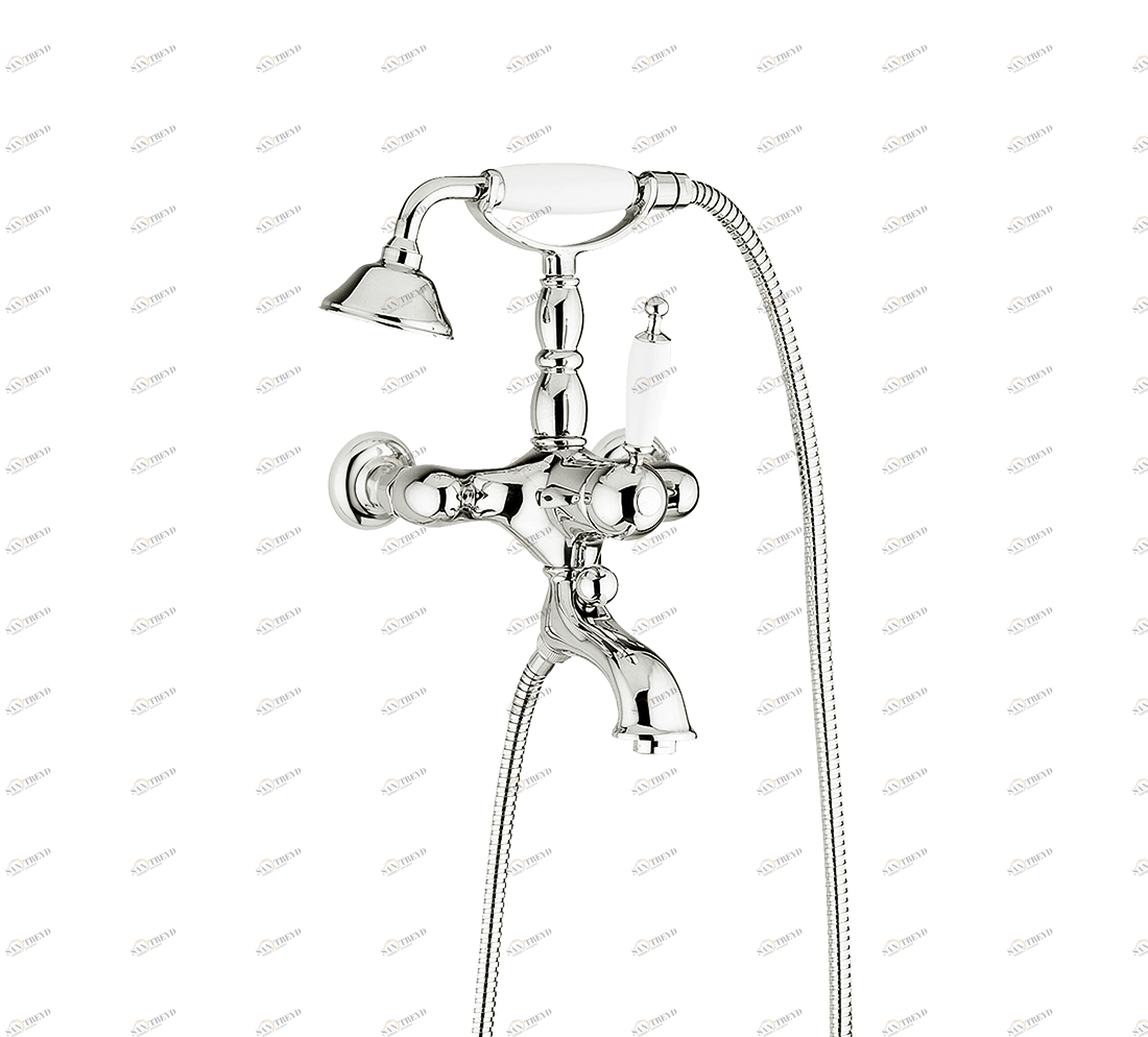 Gentry Home Смеситель для раковины, однорычажный, с автоматическим сливом 1 1/4 Thames Никель GH102286 