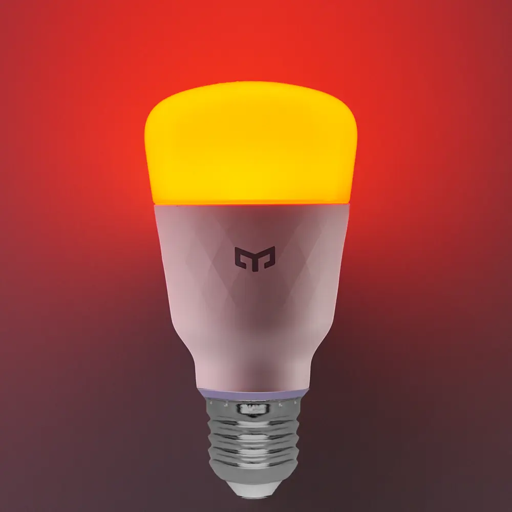 Лампа умная светодиодная Yeelight E27 200-240 В 10 Вт груша матовая 800 лм регулируемый цвет света RGBW для диммера 89193415 STLM-2194174  - Вид №3