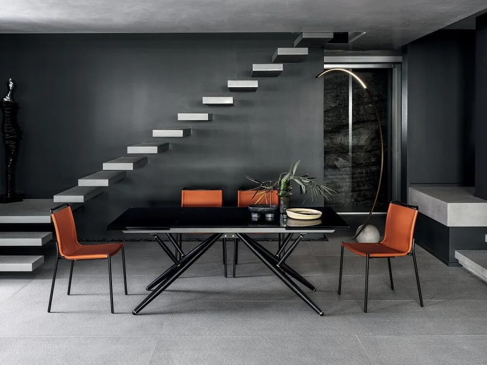 Обеденный стол из нержавеющей стали и SuperMarmo Bontempi Casa BRIDGE ARCH-00133950 - Вид №3