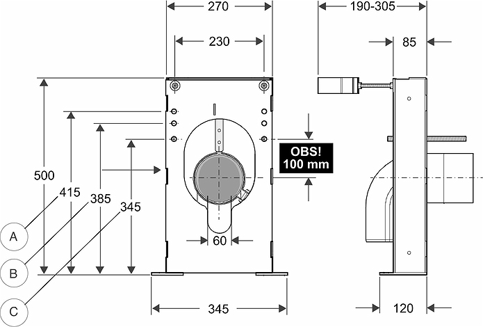 98910 IFO WC-fixtur  - Вид №1