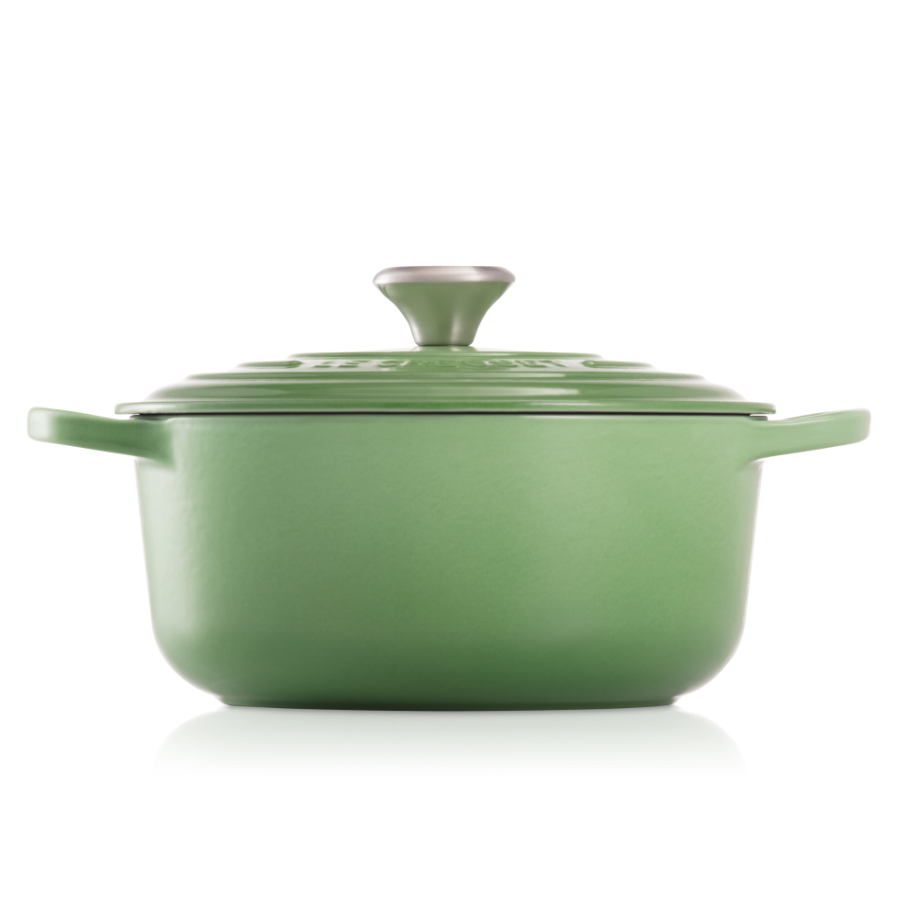 Кастрюля чугунная Le Creuset, Ø24 см, зеленая 21177244262430 - Вид №10