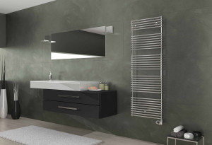 3581560400001 Cordivari Leila Electric, полотенцесушитель электрический 1150/500, цвет полированная сталь
