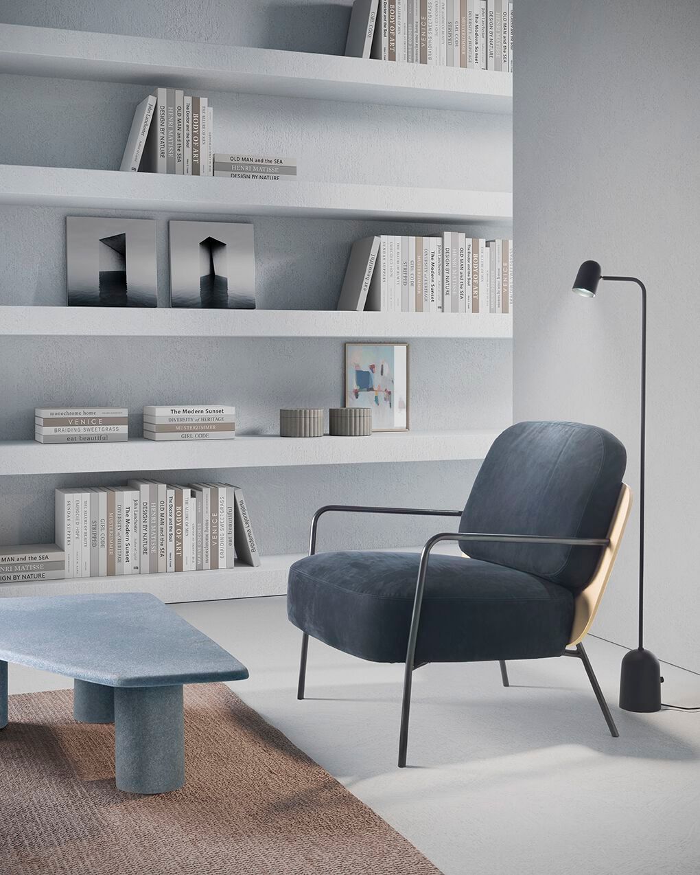 Тканевое кресло с подлокотниками Marac BUONASERA ARCH-00031704 - Вид №4