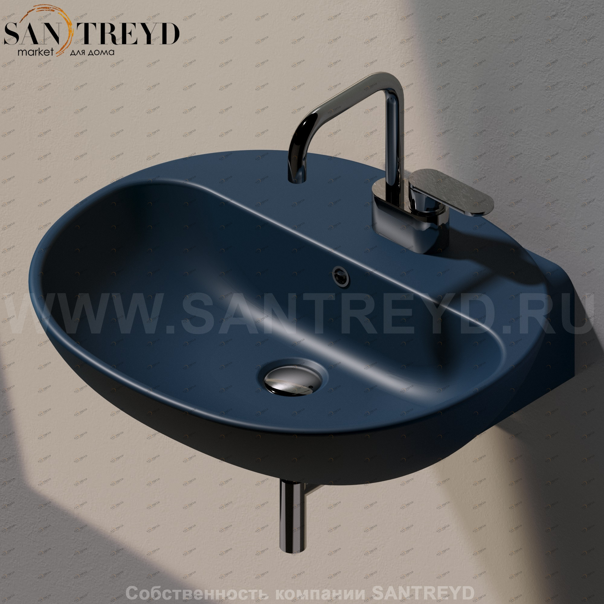 ND5083.7016 Подвесная раковина настенная овальная Ceramica Flaminia Nuda