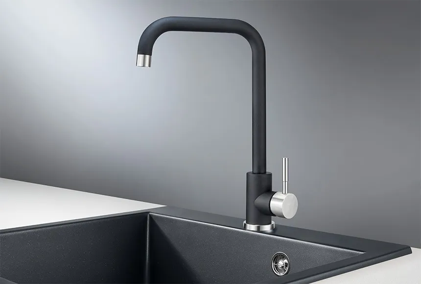 ST-4033, ШВАРЦ, СМЕСИТЕЛЬ КУХОННЫЙ GRANULA Standart ST-4033-ST99