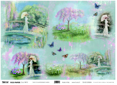 105 бумага рисовая Mini Rice Paper 35 x 50 98973 / TD To-Do 