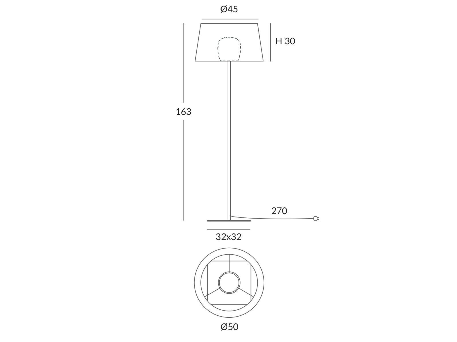 Напольный напольный светильник Сид Olé Lighting Drum ARCH-00072658 - Вид №3
