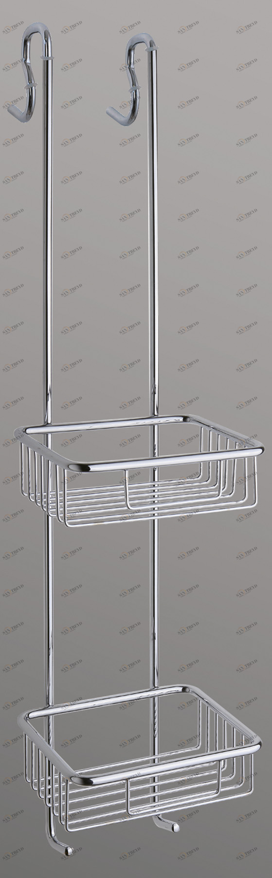 Полка двойная, 180x195x710 мм ART&MAX AM-G-2932-Cr 