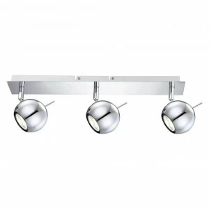 Светодиодный спот цвета хром Globo Oberon 57881-3L GLOBO OBERON 00-3891860 Хром