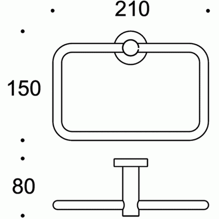 W4931 Полотенцедержатель-кольцо COLOMBO PLUS Colombo Design - Вид №1