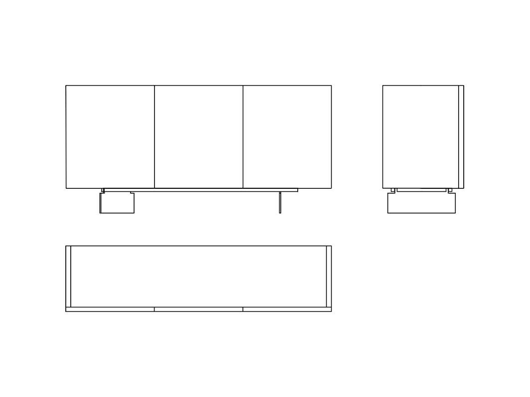 Деревянный шкаф с распашными дверями Naturedesign Origin ARCH-00122189 - Вид №2