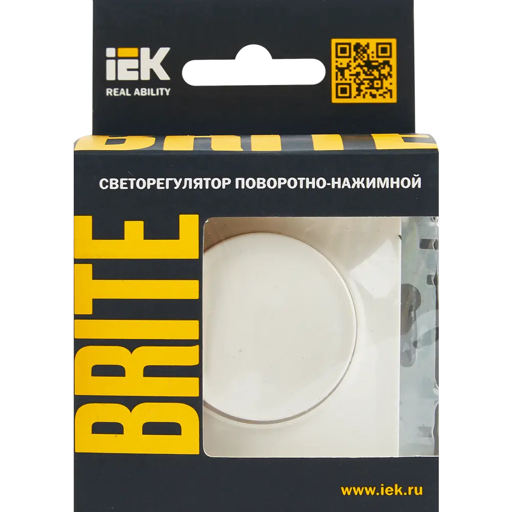 IEK Brite - Встраиваемый диммер для плавного регулирования света 87761709 STLM-1110770 - Вид №4