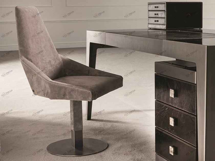 Longhi Вращающееся кресло с кожаной обивкой Loveluxe U 125