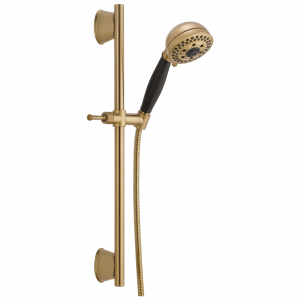 51559-CZ H2Okinetic® Ручной душ с направляющей планкой с 5 настройками Delta Faucet Universal Showering Шампанское бронза