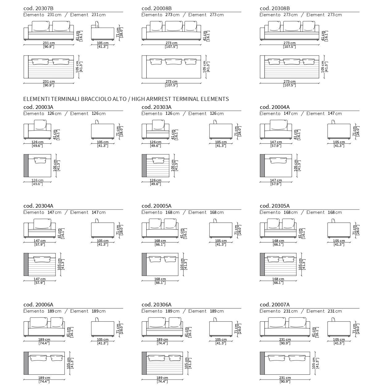 Кожаный модульный диван Frigerio Эдди ARCH-00080524 - Вид №8