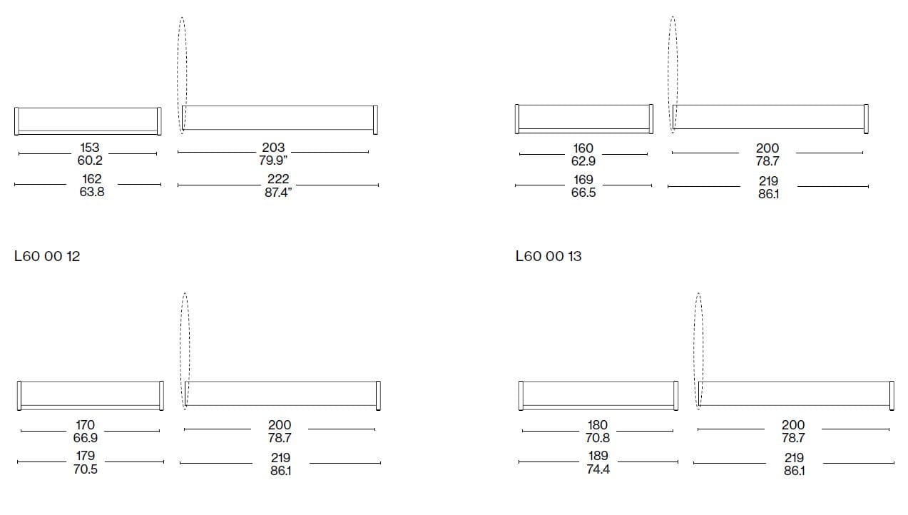 Кровать с мягким изголовьем CASSINA Bio-mbo ARCH-00114830 - Вид №4